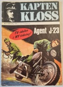 Kapitan Kloss  AGENT J-23  nr.1  wyd. Szwedzkie