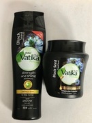 Zestaw Maska do włosów z wyciągiem z czarnuszki i Szampon Vatika Naturals