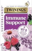 Twinings Immune Support czarna porzeczka , malina , bez x20