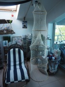 sieci siatka sieć żak tunel okrągła dekoracje bambus