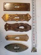  Kluczyny szyldy okucia meblowe antyk