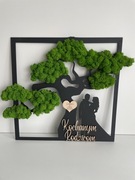 Drzewo z chrobotkiem, podziękowanie dla rodziców