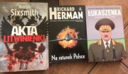 Trzy Książki;ŁUKASZENKA,NA RATUNEK POLSCE,AKTA LITWINIENKI