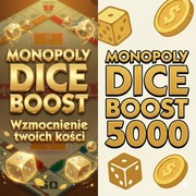 5K. Monopoly GO < DICE > Booster 5K KOSTKI 5000 Przeczytaj opis