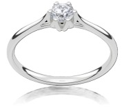 Pierścionek zaręczynowy Auroria Bloom 0,26ct diament złoto premium