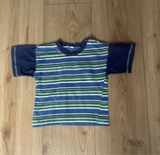 Bawełniany T-shirt w paski, r.86 (12-18m-cy)