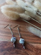 Kolczyki ze stali chirurgicznej i kamieni półszlachetnych