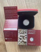 AUSTRALIA LUNAR ROK SMOKA 2012 -high relief proof -1uncja