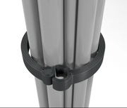 UCHWYT KLIPS do kabli 15mm - 60mm zestaw 10 sztuk Organizacja Kabli