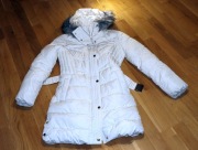 Biała kurtka zimowa kobieca prod. Orsay, rozmiar 34
