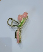 Klamra spinka do włosów metalowa tulipan