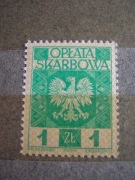 znaczek skarbowy znak opłata skarbowa 1 zł złoty PRL