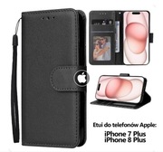 Etui czarne do Iphone 7 Plus, 8 Plus