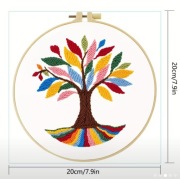 Punch needle haft supełkowy rękodzieło 