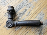 Stara kuta klamka do drzwi bramy