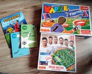 MEGA zestaw gier TREFL  i książek dla chłopca  piłka nożna 