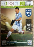 PANINI FIFA 365 2015/16 KARTA INTERNATIONAL STAR SERGIO AGUERO