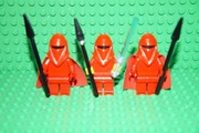 LEGO Star Wars 3 Red Royal Guard minifigurki,sw 0521 z setu 75093 z 2015r