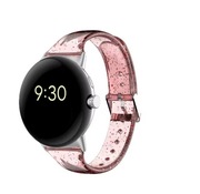 Przezroczysty Pasek z brokatem do Google Pixel Watch 