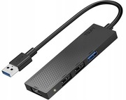 TSUPY Hub USB 3.0 4-w-1, szybki 5 Gb/s, nowy – stacja dokująca