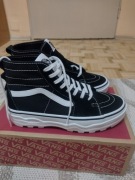 Vans Sentry Sk8-Hi Black/White – czarne wysokie sneakersy – rozmiar 37 EU