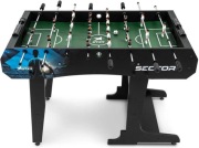 stół do gry w piłkarzyki SECTOR czarno niebieski składany NOWY 