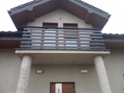 Brama przesuwna, balustrada, schody, poręcz, balko