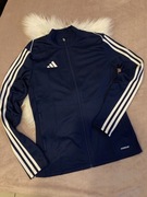 Bluza Adidas S Tiro 23 treningowa rozpinana granatowa białe paski aeroready