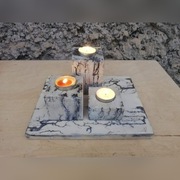 Świecznik drewniany swiecznik