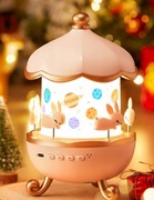 PROJEKTOR GWIAZD KARUZELA KRÓLIKI RZUTNIK LAMPKA NOCNA DLA DZIECKA + WKŁADY