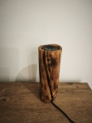 „Lampka nocna drewniana rustykalna LED loft handmade z drewna dekoracyjna”