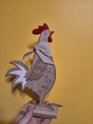 Drewniana figurka wielkanocna kura kogut