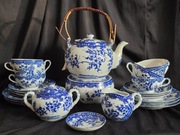 Serwis do herbaty Japońska porcelana vintage herbaciany japoński retro