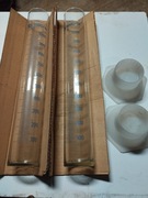 Menzurka szklana cylinder miarowy 1000ml 1 litr Dagra produkcja GDR nie PRL