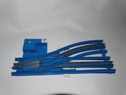 Lego sw12v1leftM Zwrotnica, Tory, szyny, pociąg