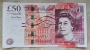 50 funtów brytyjskich 2010r AC