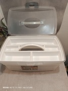 Organizer z półką z przegródkami 