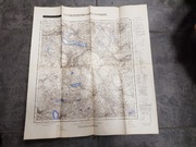 Mapa z okresu wojny 1939/40 Unichowo i okolice