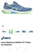 ASICS Netburner Ballistic FF 3 volleyball shoes Denim Blue /  EU 46,5