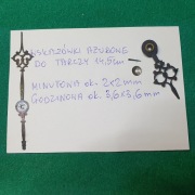 Wskazówki ażurowe do tarczy 14,5 cm