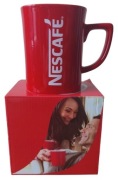 Kubek kawa NESCAFE 220 ml standard -> 0,2 litra NOWY - Belgia 