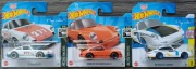 Hot Wheels Porsche 911 Carrera zestaw 3 sztuk