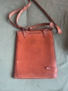 Mapnik torba wojskowa PZPATIR skóra naturalna wczesne lwp prl wp lata 50/60