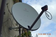 Antena satelitarna, używana, komplet.