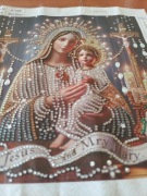 SPRZEDAM GOTOWY JUŻ OBRAZ Z HAFTU DIAMENTOWEGO BEZ RAMKI  30X30