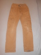 Spodnie ocieplane r.146 H&M, chłopięce, bojówki z kieszeniami