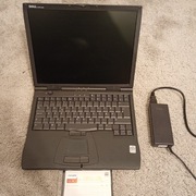 Retro Laptop Dell CPx H500GT Pentium 500MHz