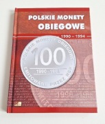 Album na monety obiegowe PRL z lat 1990 - 1994 klaser kolekcjonerski
