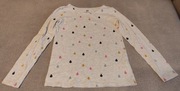 Bluza szara z kolorowymi kropelkami r. 9.