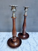 Świecznik x 2 made in England vintage stary styl Wiktoriański